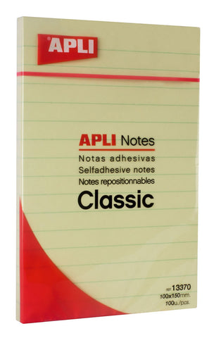Self Adhesive Notes Ruled 150x100 - 100 sheets