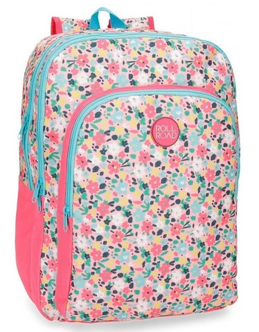 Roll Road Pretty Coral Adaptable Backpack