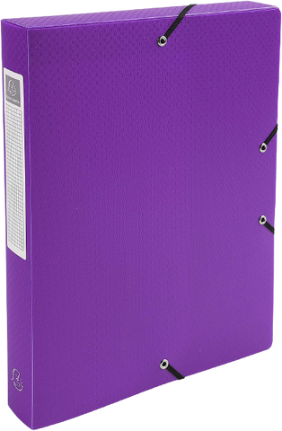Elasticated Coolbox 4cm A4 - Purple