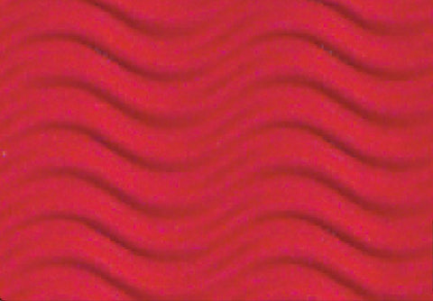 Corrugated Sheet 50 x 70 - 3D Wave/double sided print - Red