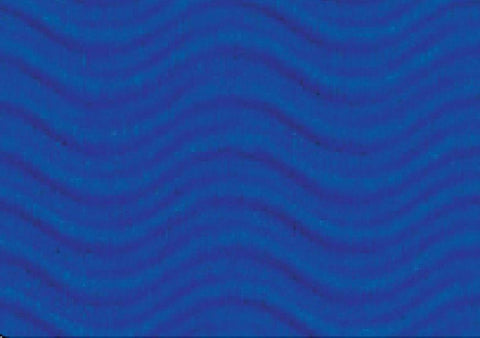 Corrugated Sheet 50 x 70 - 3D Wave/double sided print - Blue