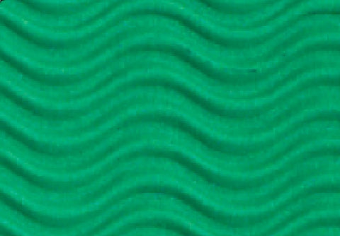 Corrugated Sheet 50 x 70 - 3D Wave/double sided print - Green