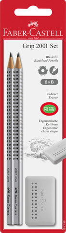 Grip Pencil Set Edge - Silver Blister Pack
