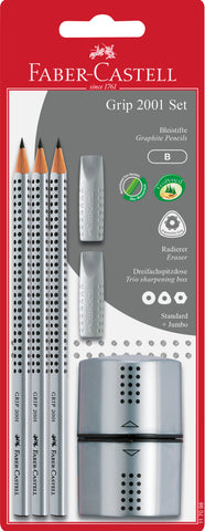 Grip Set Trio - Silver Blister Pack