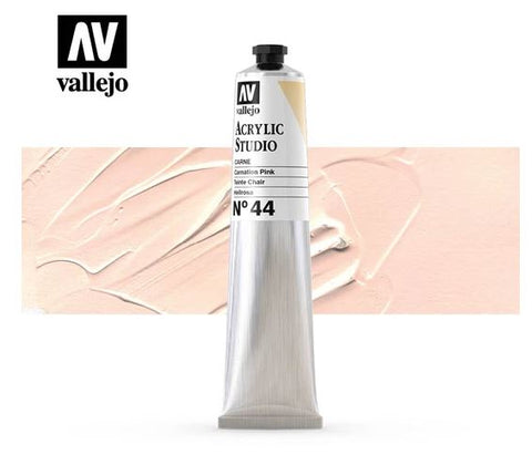 Tube Acrylic Paint Vallejo  58ml - (44) Carnation Pink