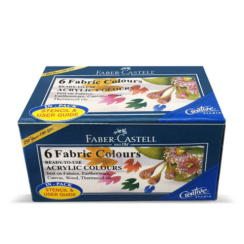 Textile Colours Set Basic - 6 x 10ml