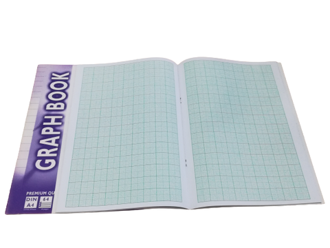A4 Graph Book - All Pages Graph