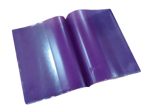 Plastic Exercise Book Cover  A5 - Purple Violet