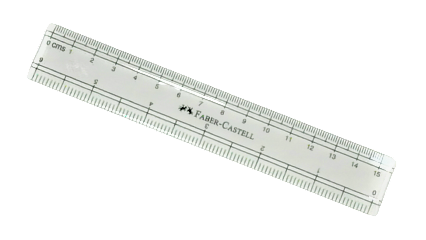 Plastic Ruler - 15cm/Broad