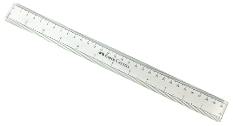 Plastic Ruler - 30cm/Slim