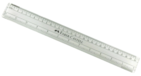 Plastic Ruler - 30cm/Broad