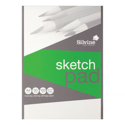 Drawing/Sketch Pad - 100gsm/A4/50 sheets/Smooth Cartridge Paper SV