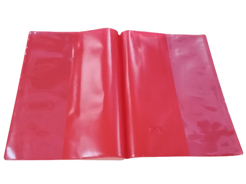 - A4 Plastic Exercise Book Cover - Red