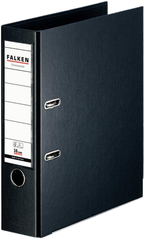 Pvc Lever Arch File 80mm - 8/32 Black
